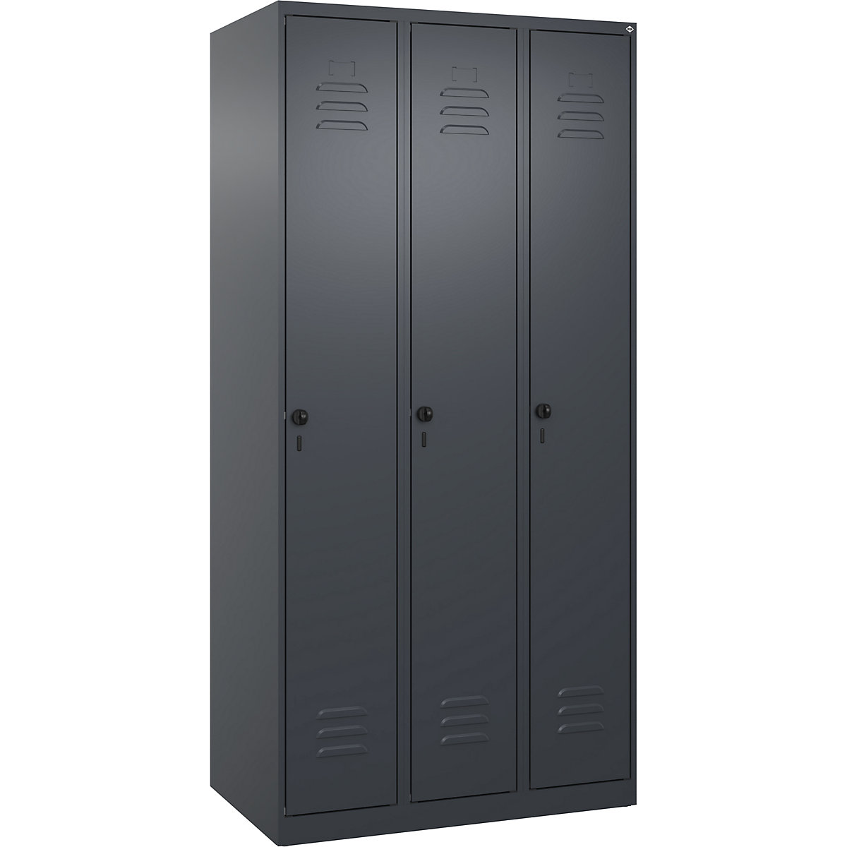 Cacifo com separação de roupa suja/limpa Classic PLUS, estreito – C+P (Imagem do produto 2)-1
