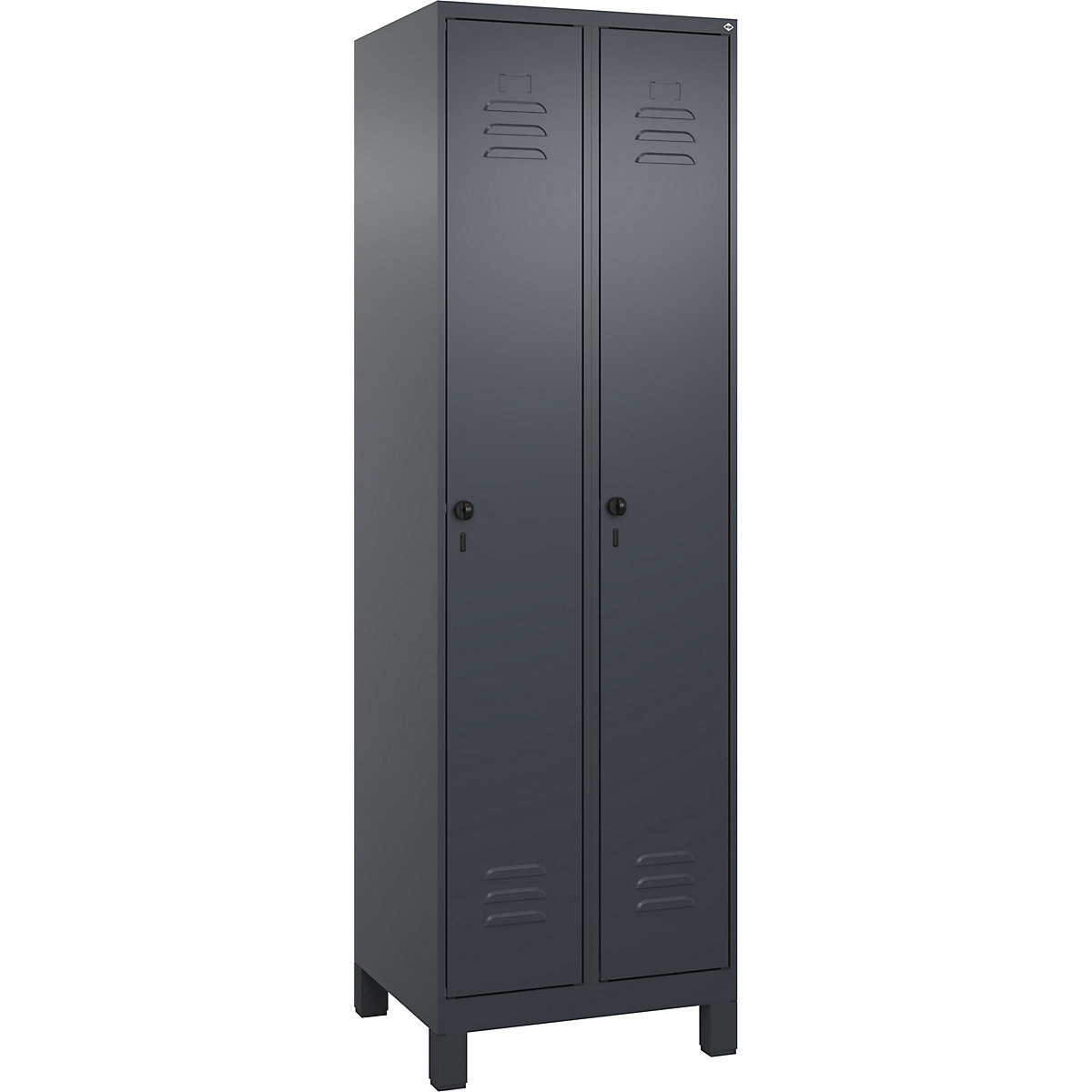 Cacifo com separação de roupa suja/limpa Classic PLUS, estreito – C+P (Imagem do produto 2)-1