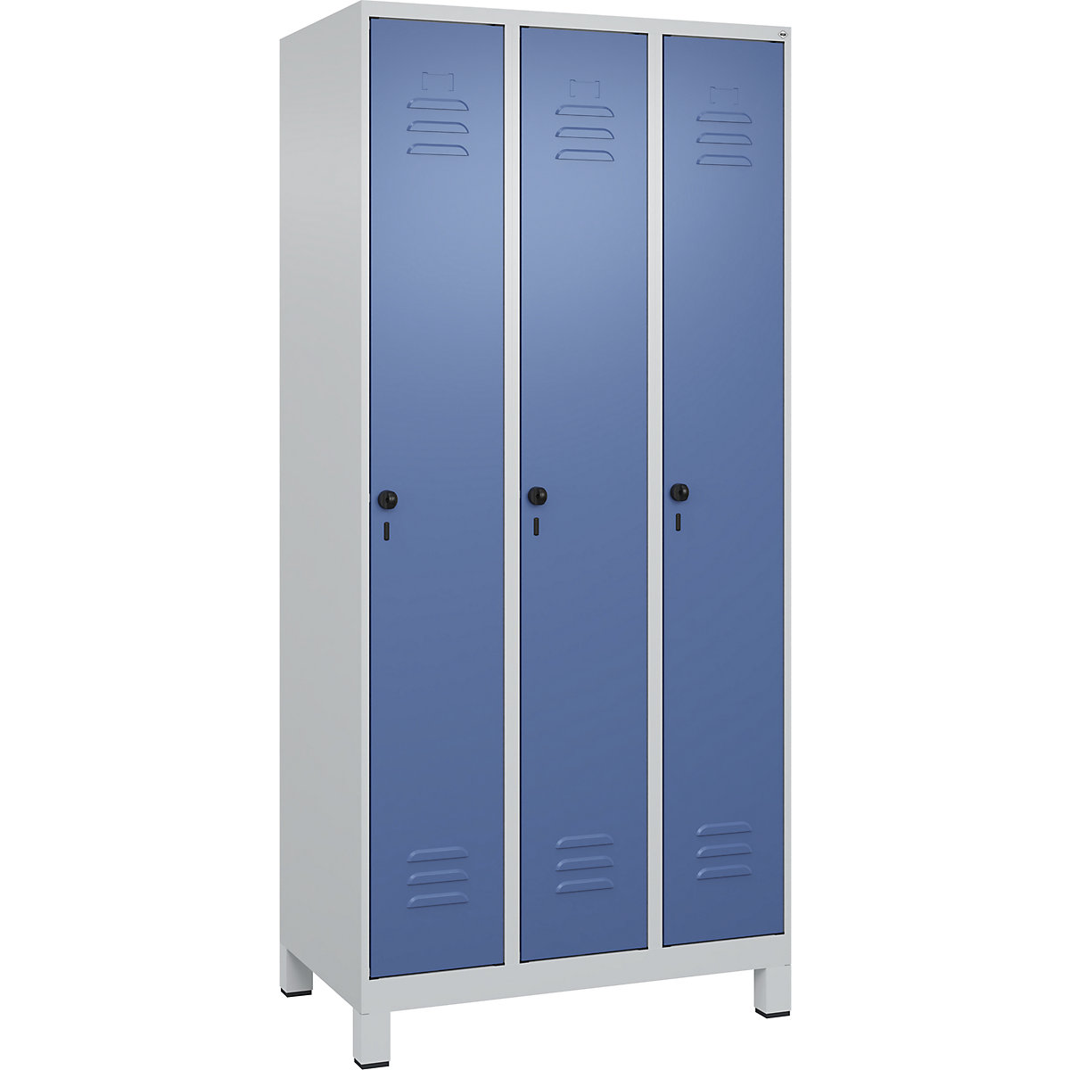 Cacifo com separação de roupa suja/limpa Classic PLUS, estreito – C+P (Imagem do produto 2)-1