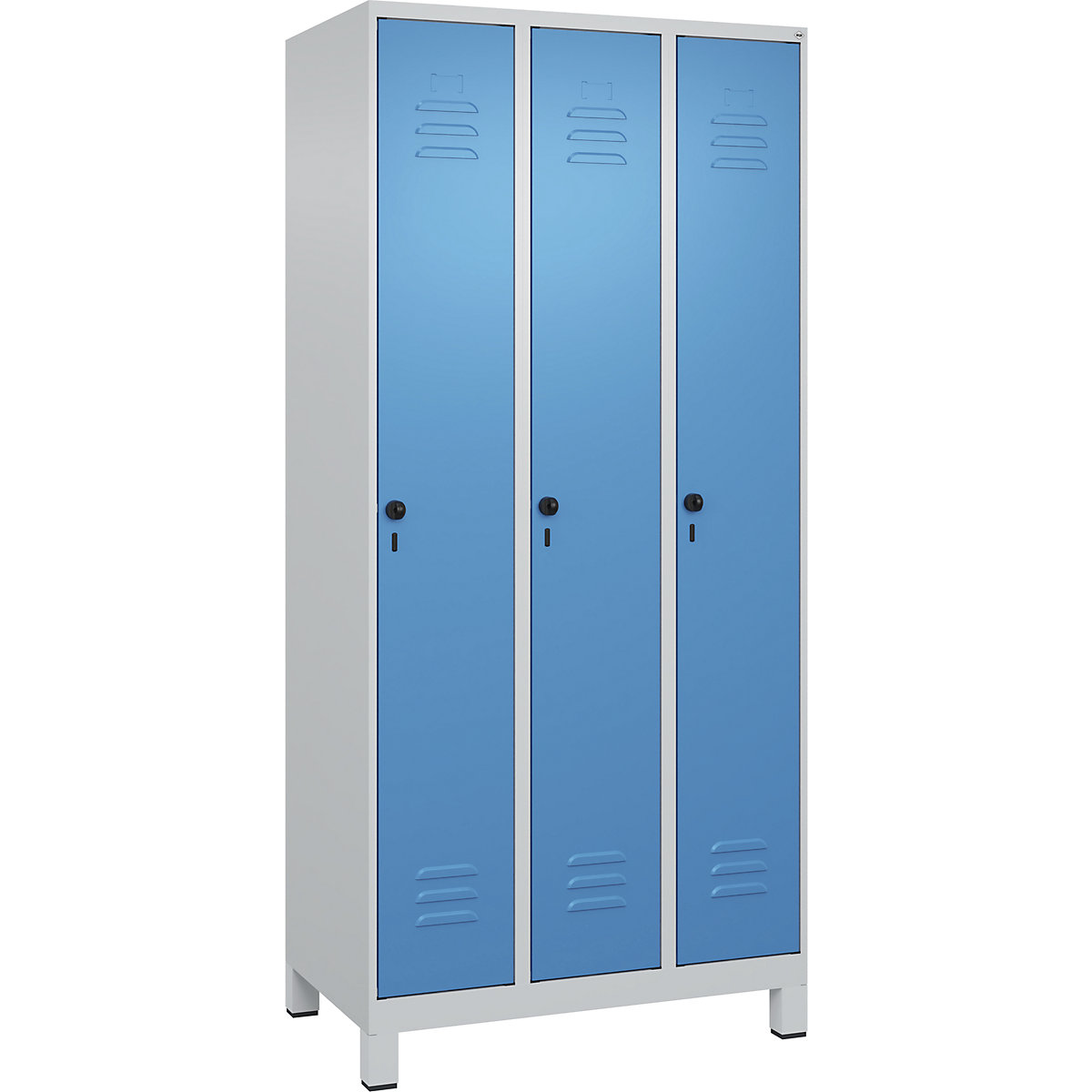 Cacifo com separação de roupa suja/limpa Classic PLUS, estreito – C+P (Imagem do produto 2)-1