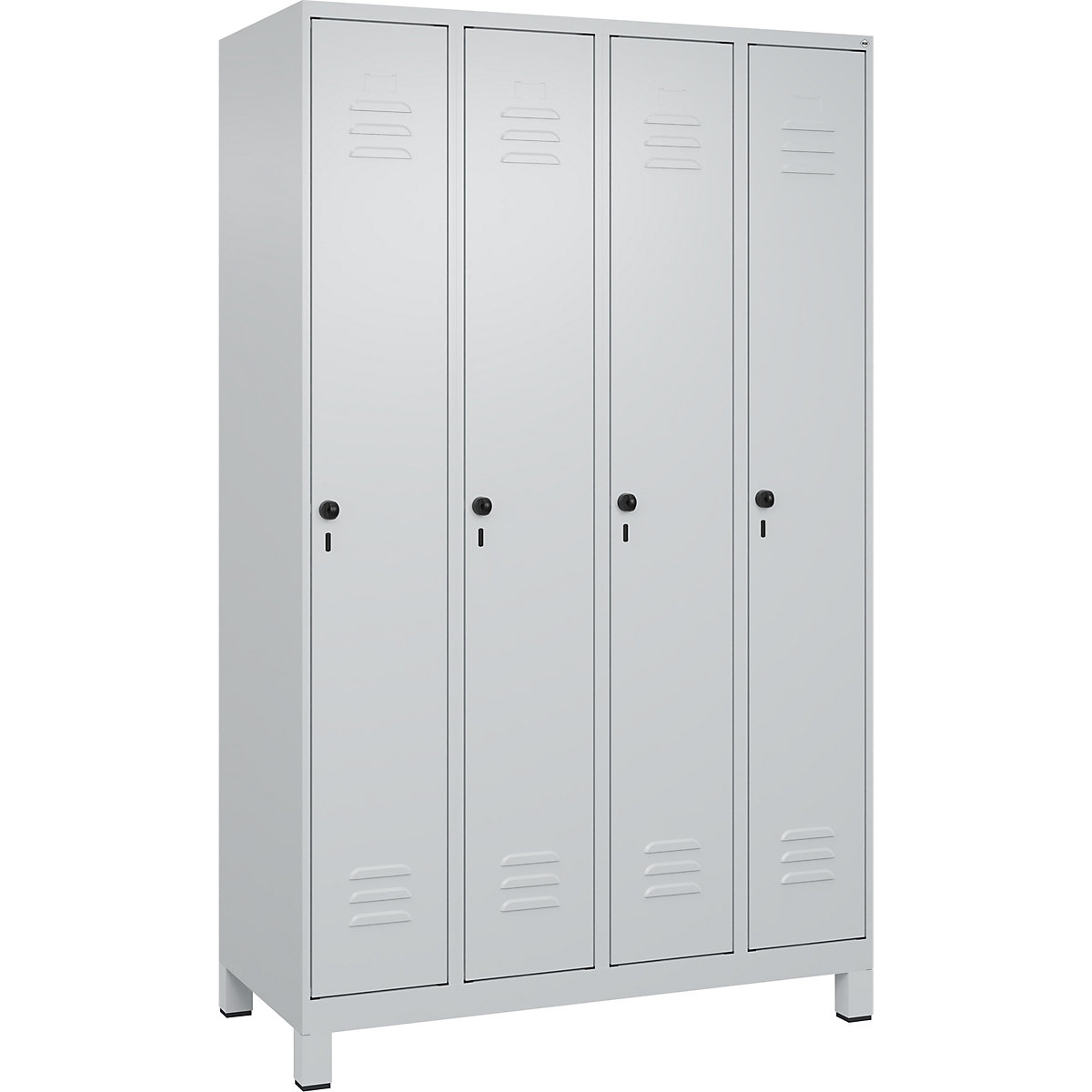 Cacifo com separação de roupa suja/limpa Classic PLUS, estreito – C+P (Imagem do produto 2)-1