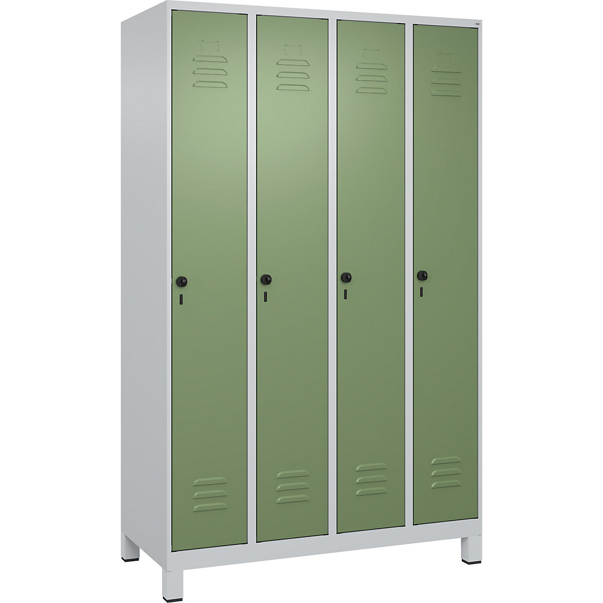 Cacifo com separação de roupa suja/limpa Classic PLUS, estreito – C+P (Imagem do produto 2)-1