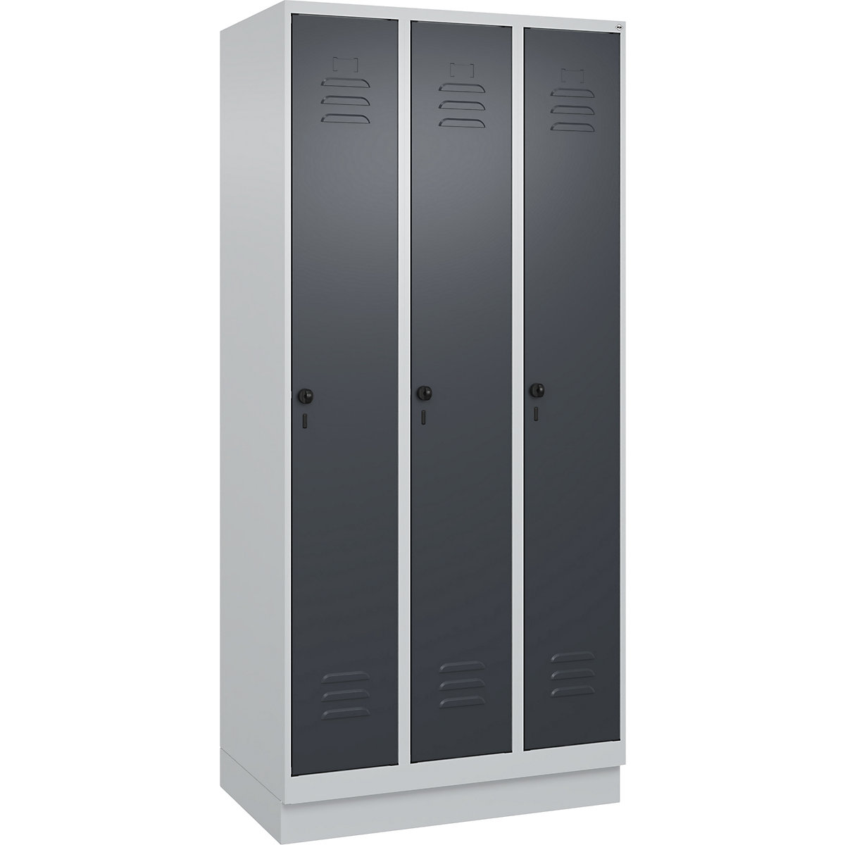 Cacifo com separação de roupa suja/limpa Classic PLUS, estreito – C+P (Imagem do produto 2)-1