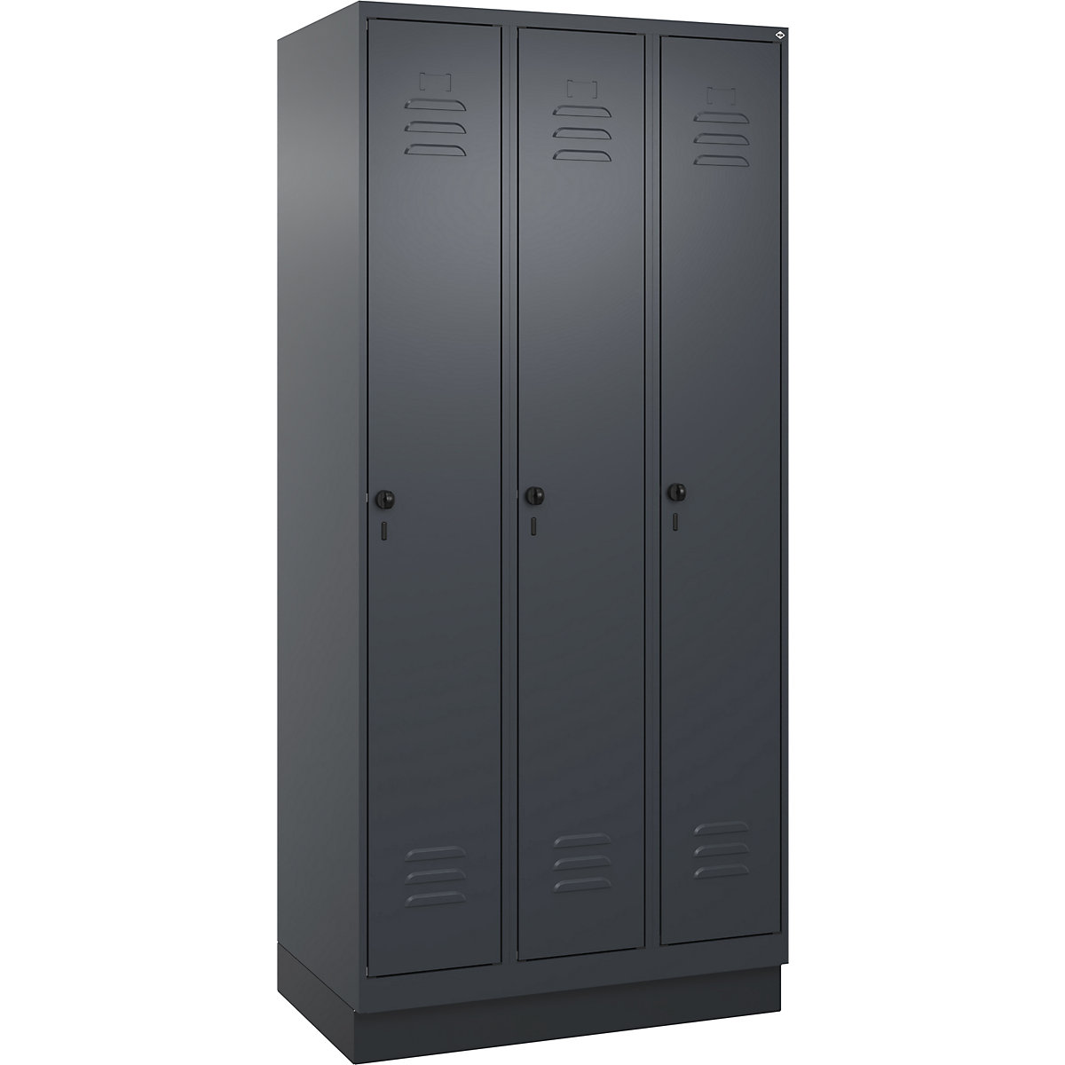 Cacifo com separação de roupa suja/limpa Classic PLUS, estreito – C+P (Imagem do produto 2)-1