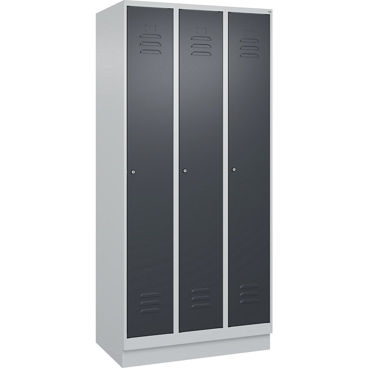Cacifo com separação de roupa suja/limpa Classic PLUS, estreito – C+P (Imagem do produto 2)-1
