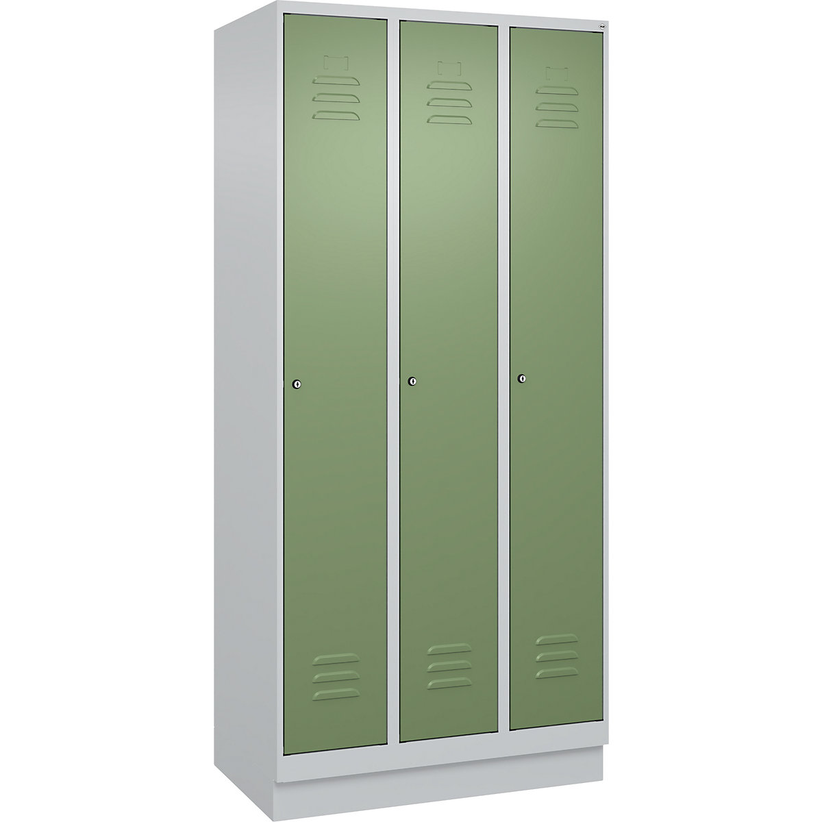 Cacifo com separação de roupa suja/limpa Classic PLUS, estreito – C+P (Imagem do produto 2)-1