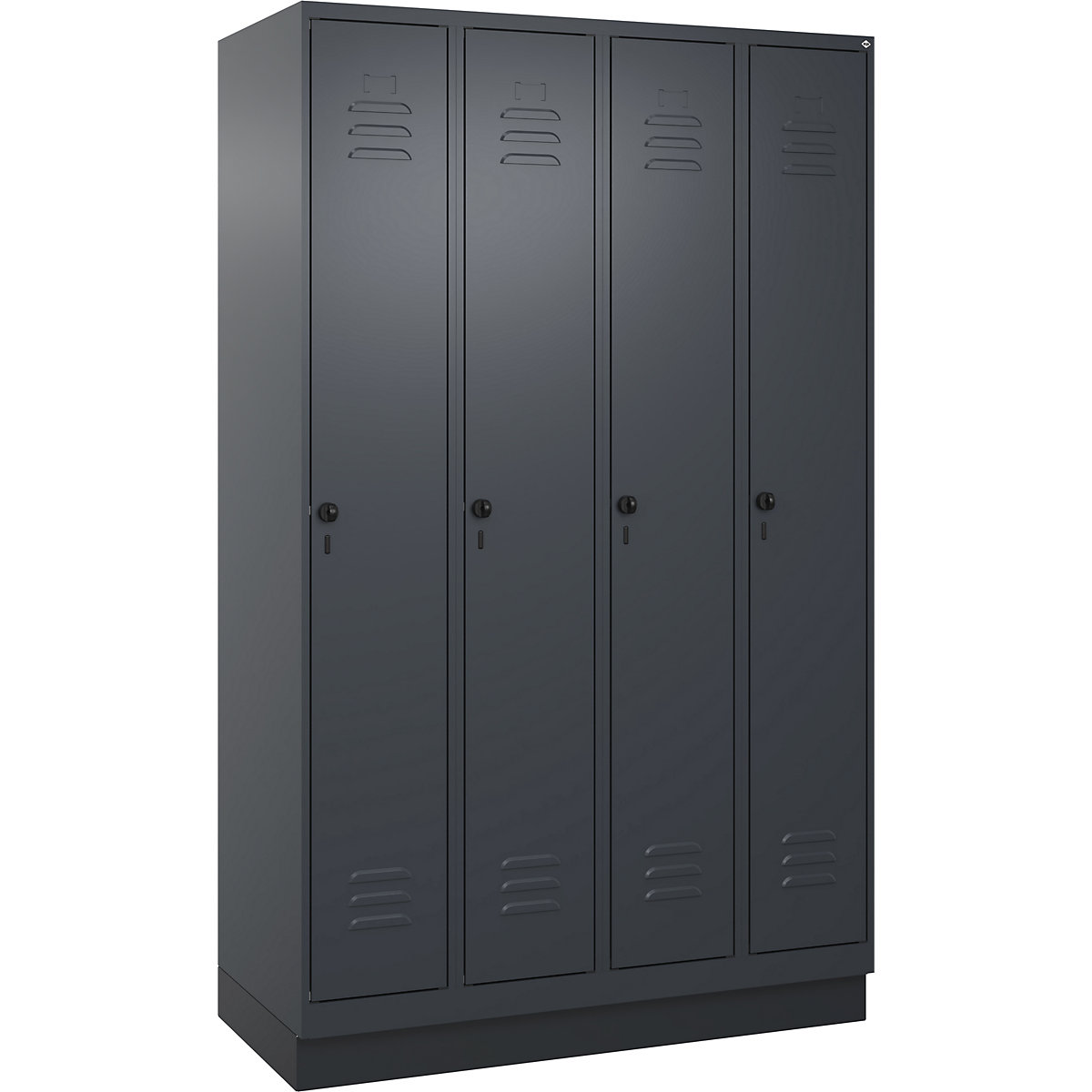 Cacifo com separação de roupa suja/limpa Classic PLUS, estreito – C+P (Imagem do produto 2)-1
