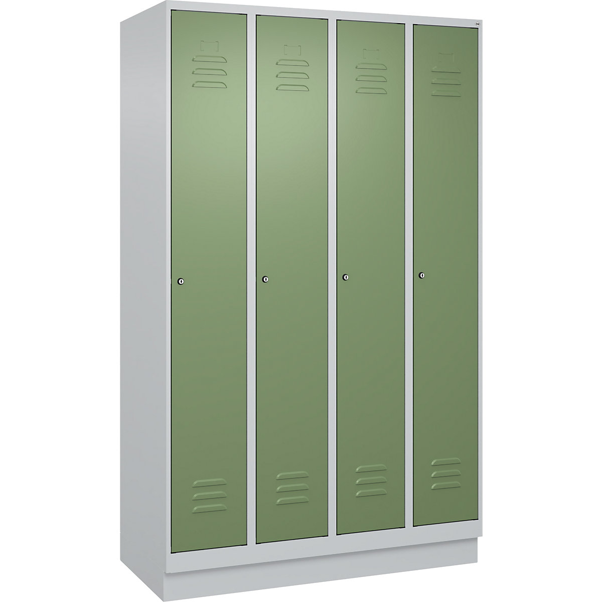Cacifo com separação de roupa suja/limpa Classic PLUS, estreito – C+P (Imagem do produto 2)-1