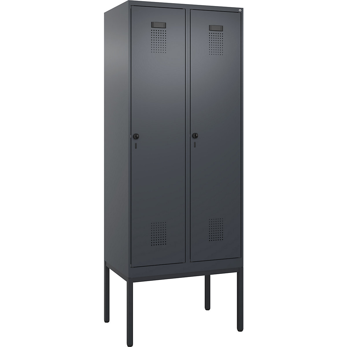 Cacifo com separação de roupa suja/limpa Evolo PLUS, estreito (Imagem do produto 2)-1