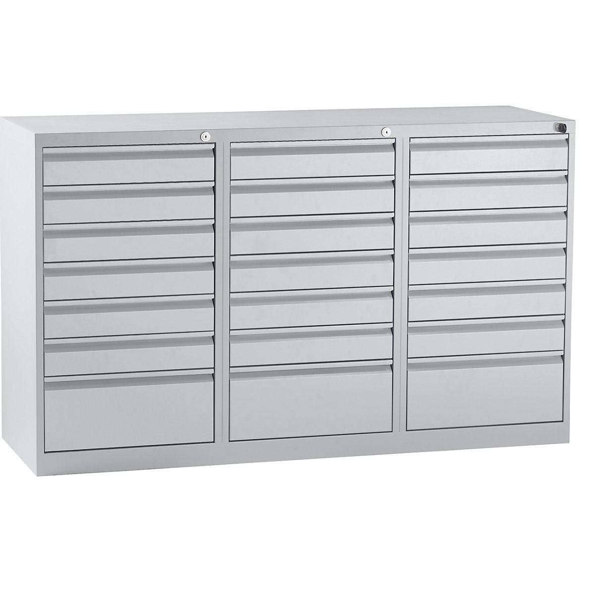 Armário de gavetas, aço – eurokraft basic (Imagem do produto 4)-3