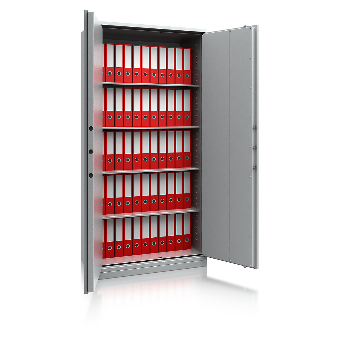 Armário de segurança LIGHT, construção leve, AxLxP 1950 x 950 x 500 mm, cinzento claro-0