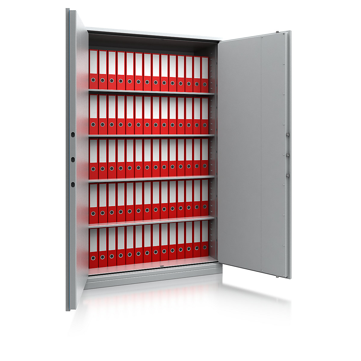 Armário de segurança LIGHT, construção leve, AxLxP 1950 x 1200 x 500 mm, cinzento claro-0
