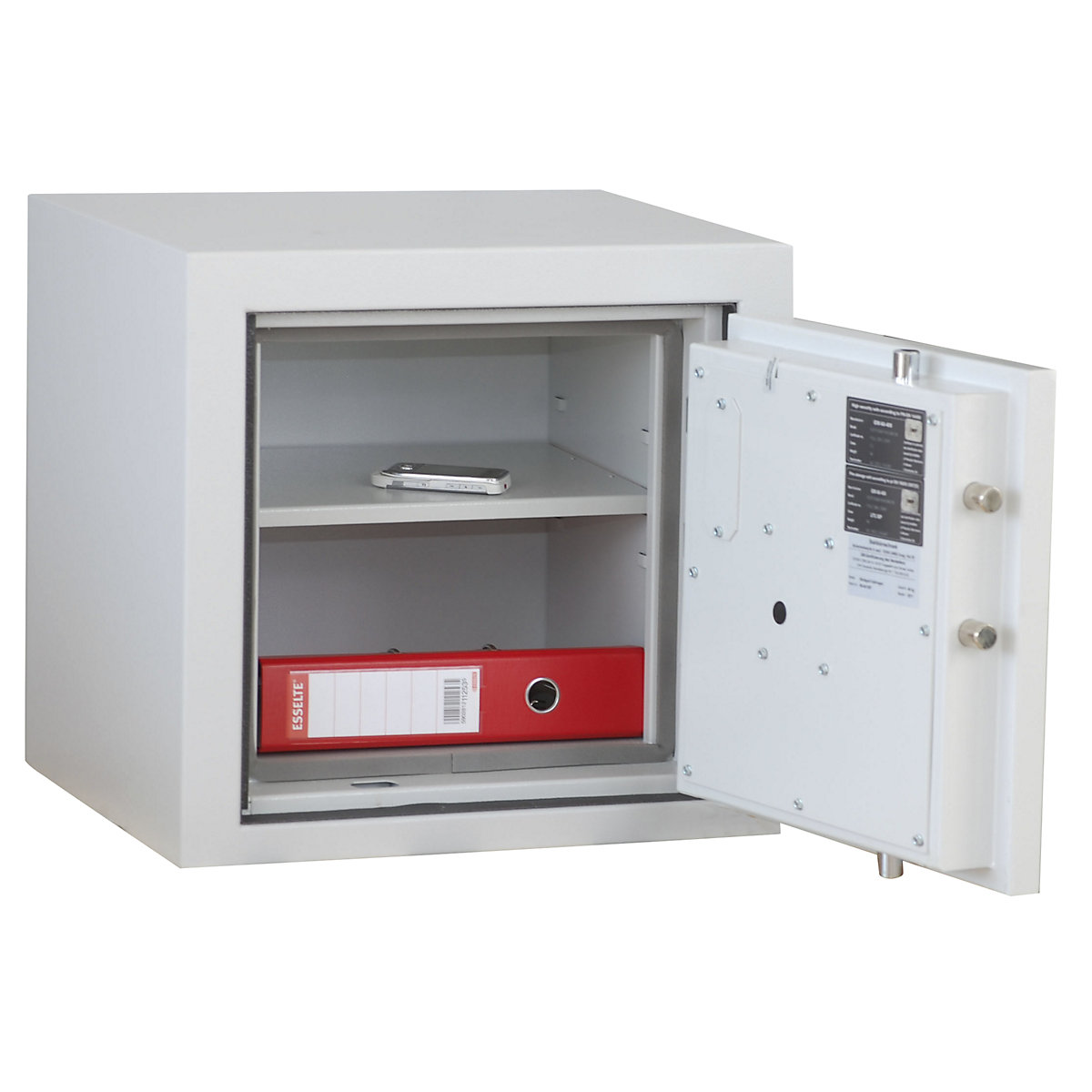 Armário de segurança protegido contra incêndios PRO, VDMA A, S1, LFS 30 P, AxLxP 470 x 490 x 455 mm-0