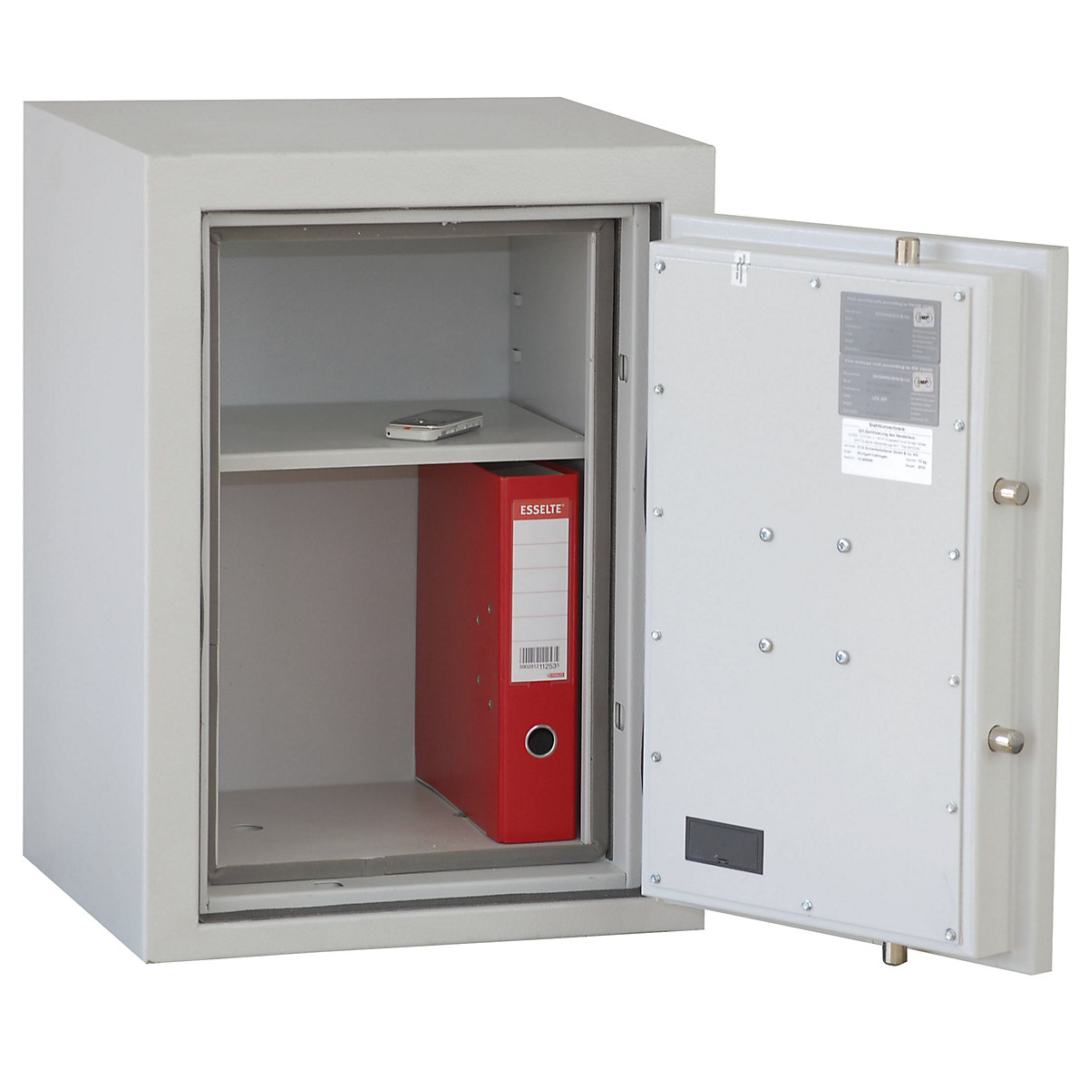Armário de segurança protegido contra incêndios PRO, VDMA A, S1, LFS 30 P, AxLxP 670 x 490 x 455 mm-0