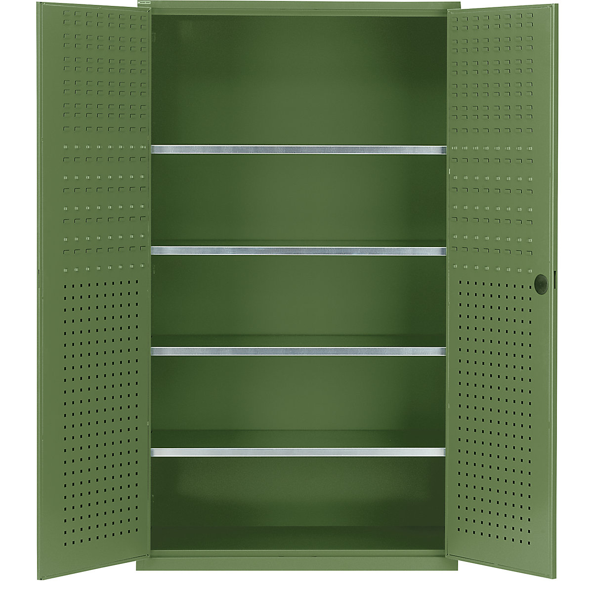 Armadio supercapiente – mauser, 4 ripiani, verde reseda RAL 6011-0