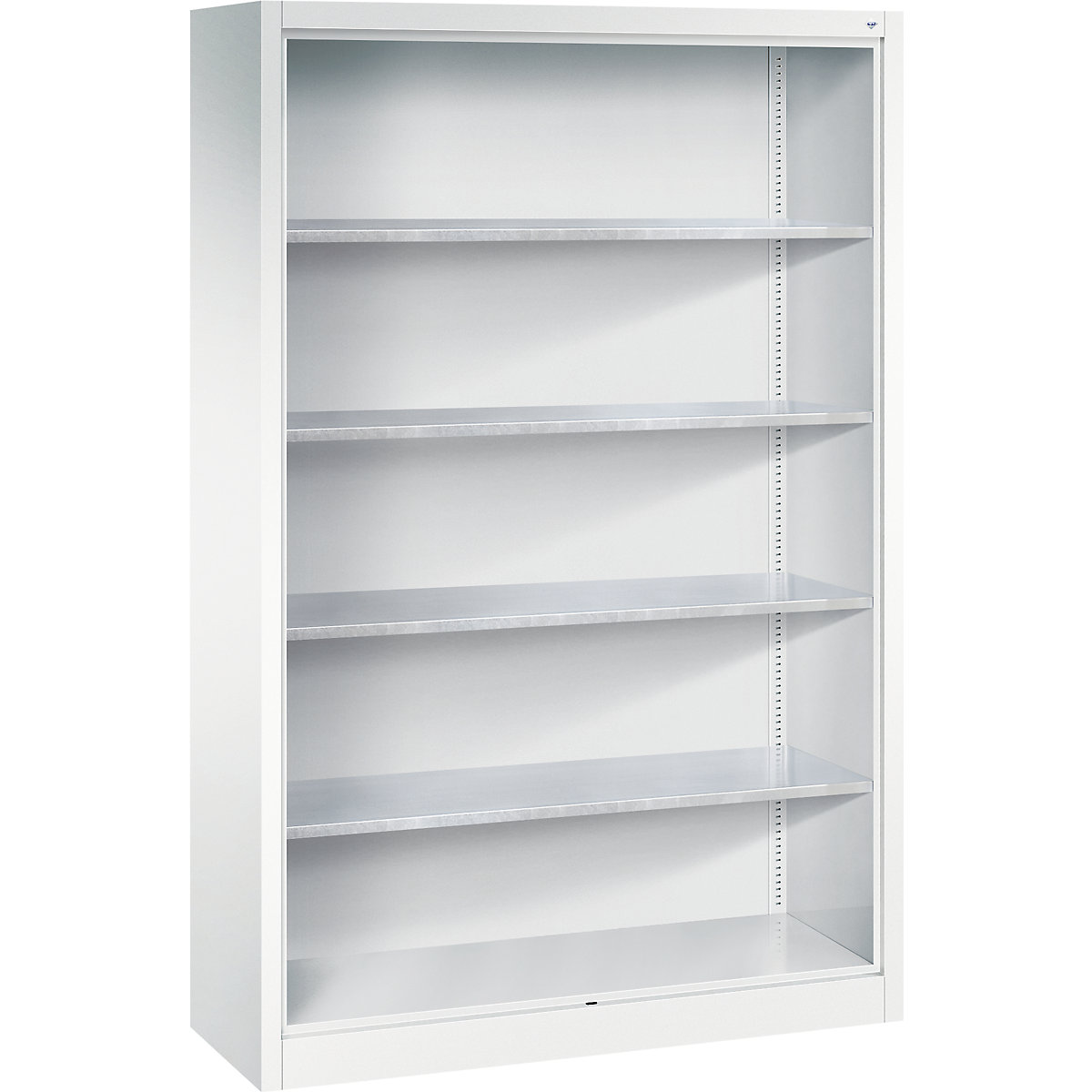 Armadio con ripiani – C+P, con 4 ripiani zincati, alt. x largh. x prof. 1950 x 1200 x 400 mm-0