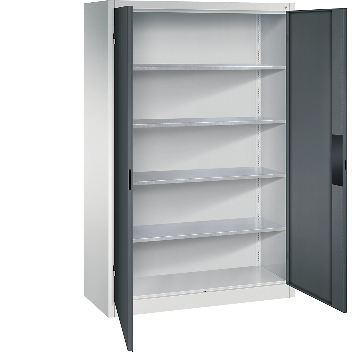 Armadio da officina per carichi pesanti – C+P, larghezza 1200 mm, profondità 500 mm, anta antracite-0