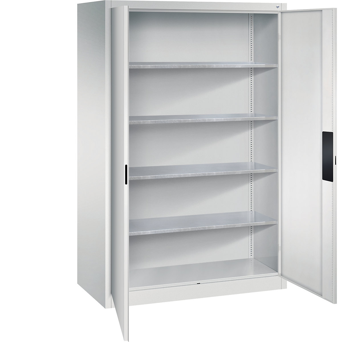 Armadio da officina per carichi pesanti – C+P, larghezza 1200 mm, profondità 600 mm, anta grigio chiaro-0