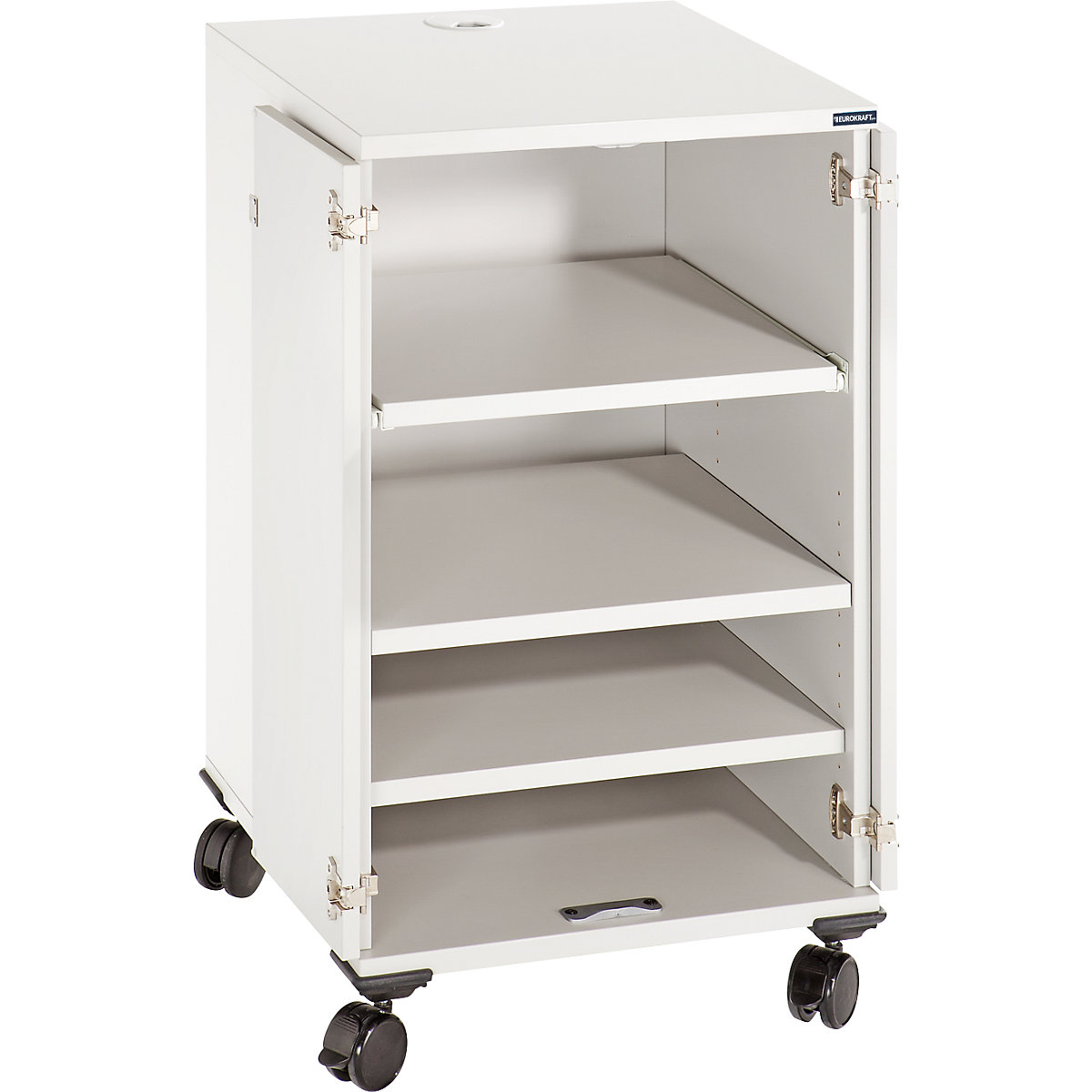 Carrello multimediale, con rotelle – eurokraft pro (Foto prodotto 4)-3