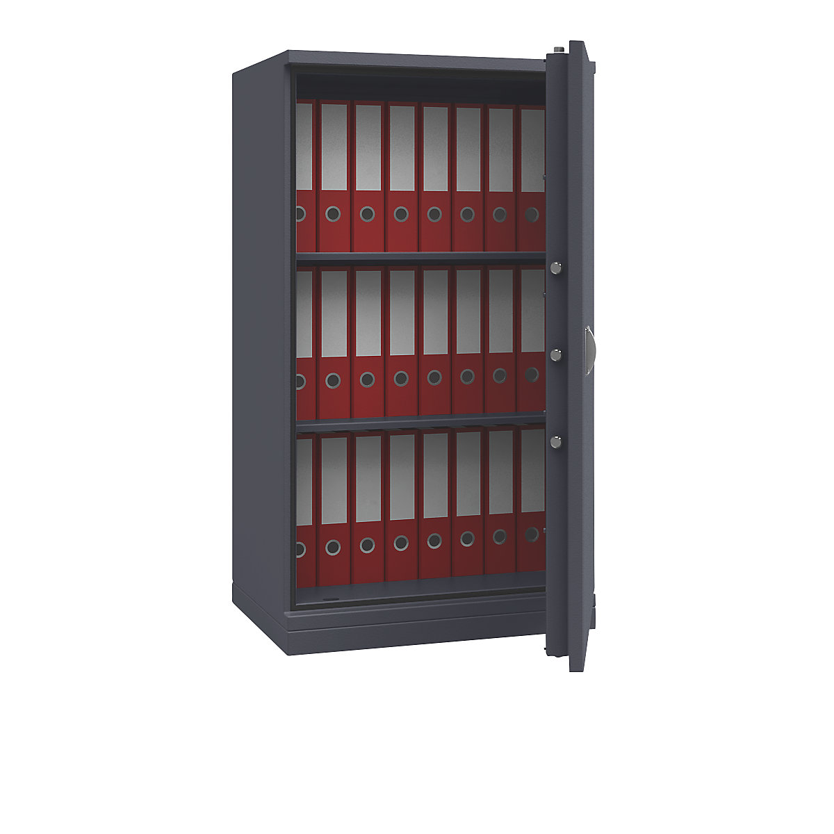 Armadio di sicurezza LIGHT, struttura leggera, alt. x largh. x prof. 1200 x 670 x 500 mm, grigio grafite-0