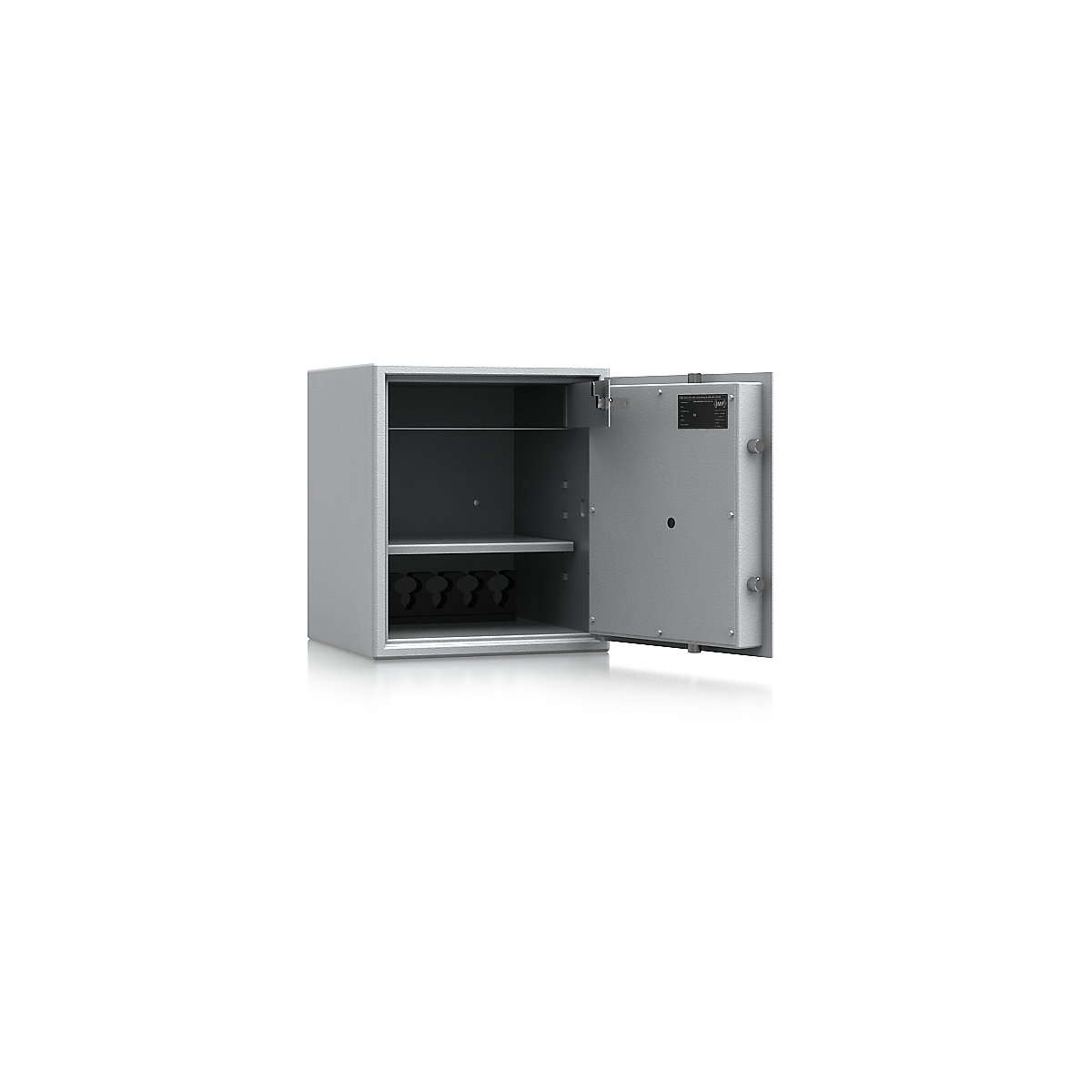 Cassaforte da incasso per mobili con cassaforte interna, VDMA B, S2, alt. x largh. x prof. 457 x 395 x 382 mm, con porta armi-0