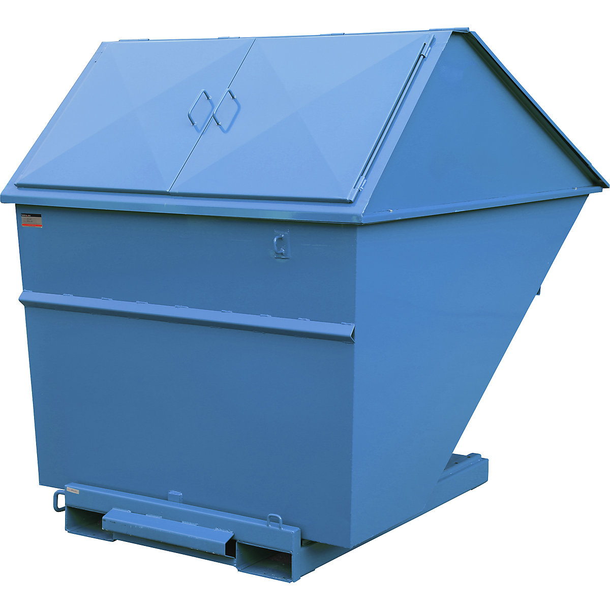 Recipiente basculante com tampa alta – eurokraft basic (Imagem do produto 2)-1