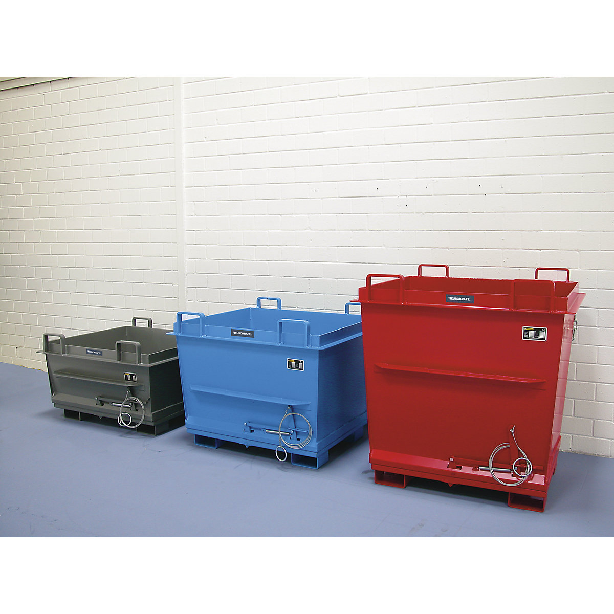 Recipiente cónico com fundo de abrir – eurokraft pro (Imagem do produto 5)-4