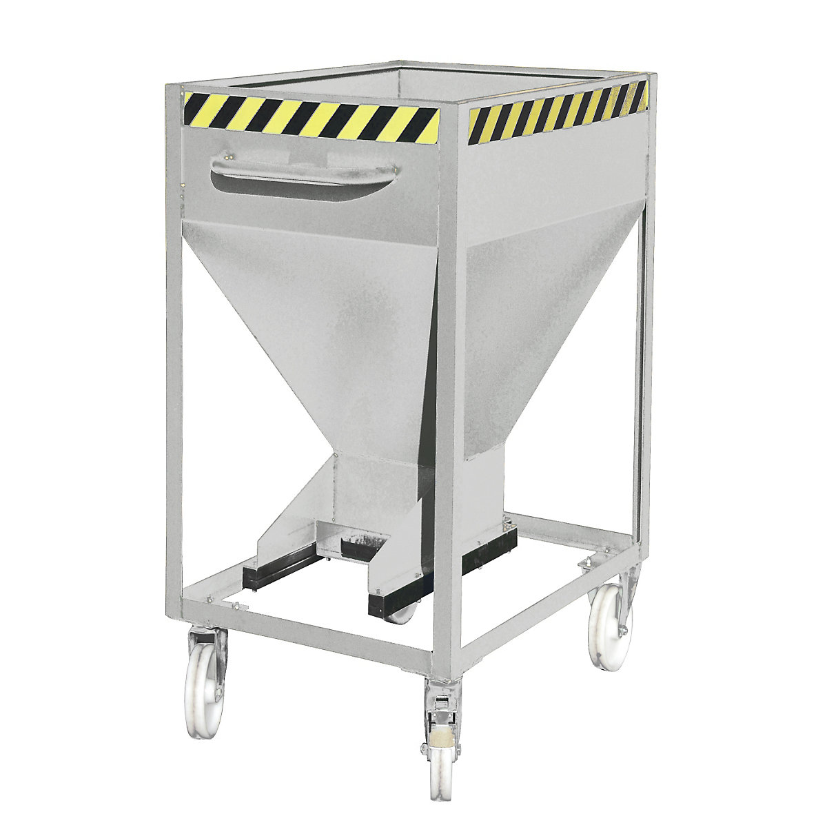 Recipiente silo, forma de funil – eurokraft pro