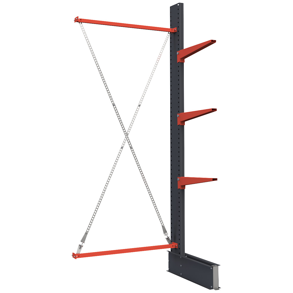 Estante de braços Attillo pesada