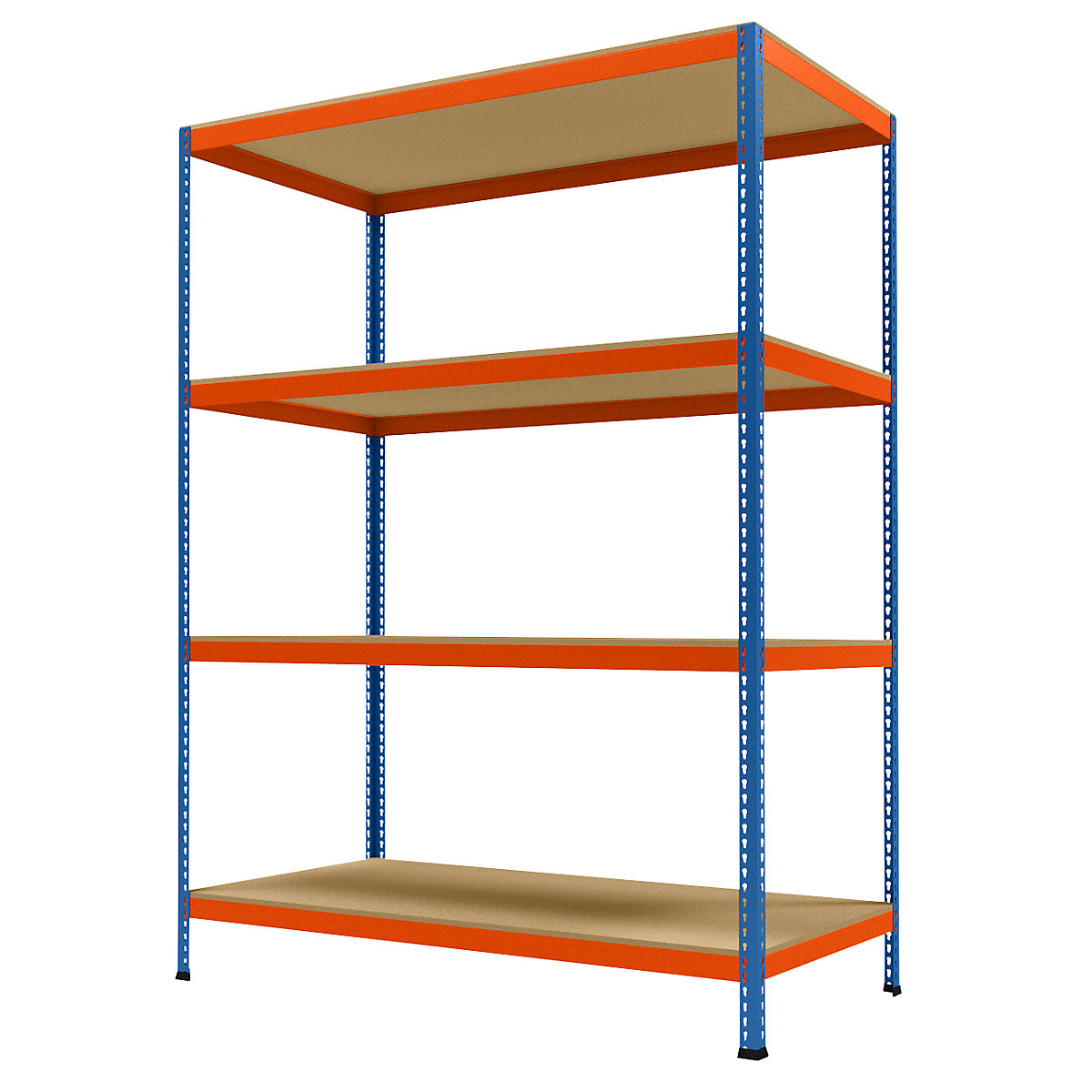 Estante de prateleiras grandes para cargas pesadas