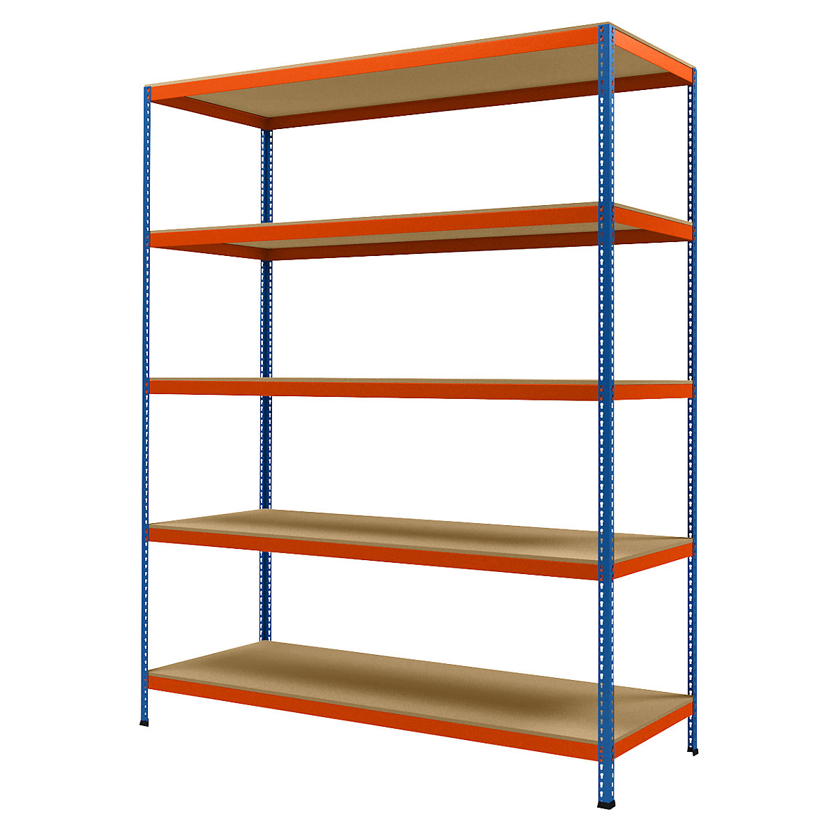 Estante de prateleiras grandes para cargas pesadas