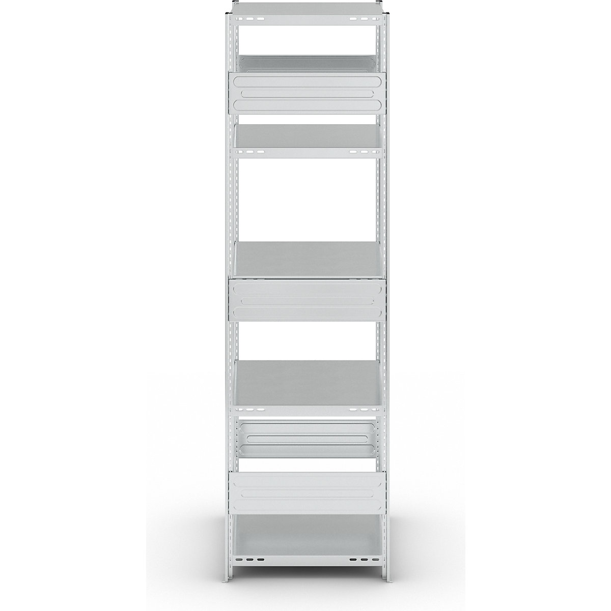 Estante de encaixar para cargas pesadas, galvanizada, de ambos os lados – eurokraft pro (Imagem do produto 4)-3