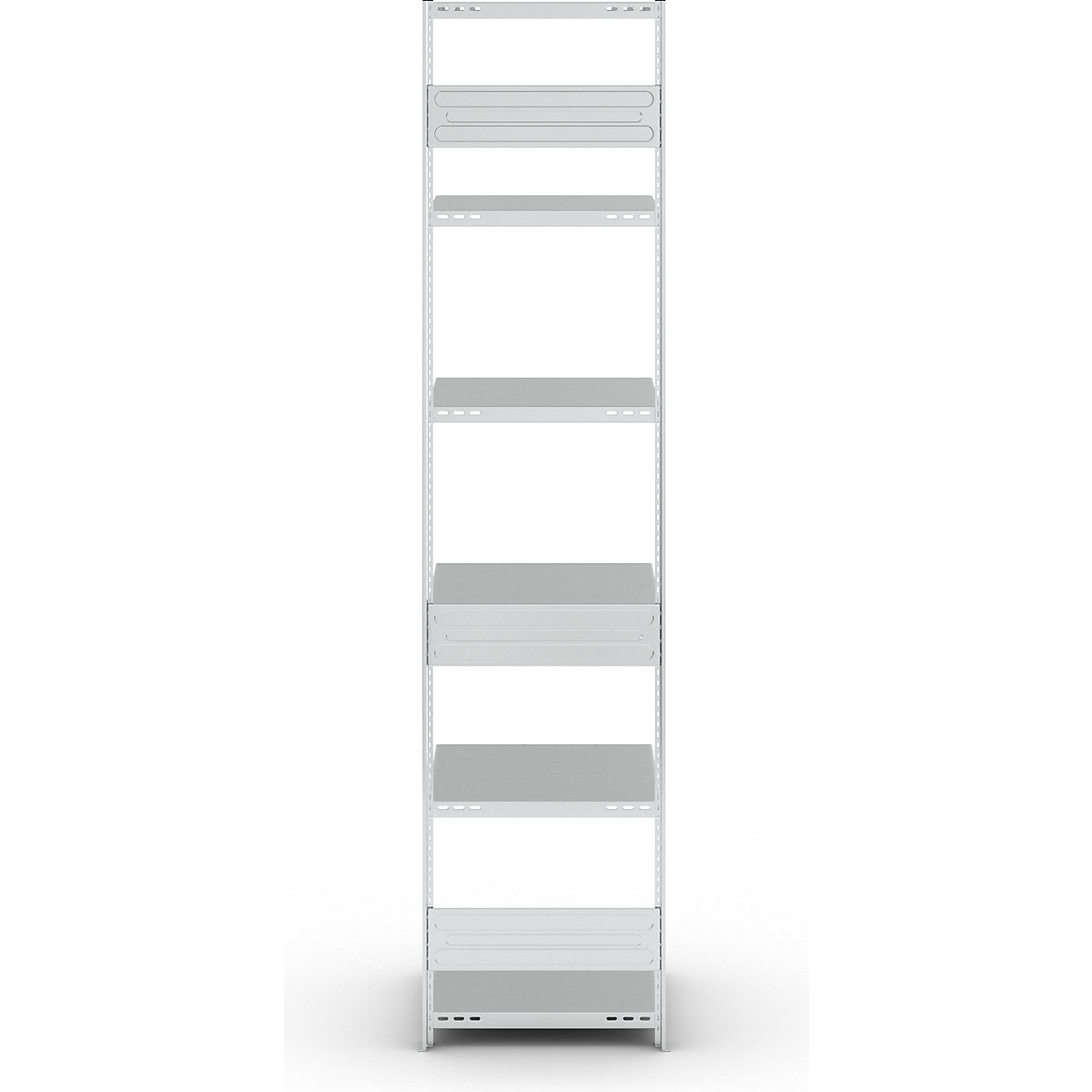 Estante de encaixar para cargas pesadas, galvanizada, de ambos os lados – eurokraft pro (Imagem do produto 4)-3