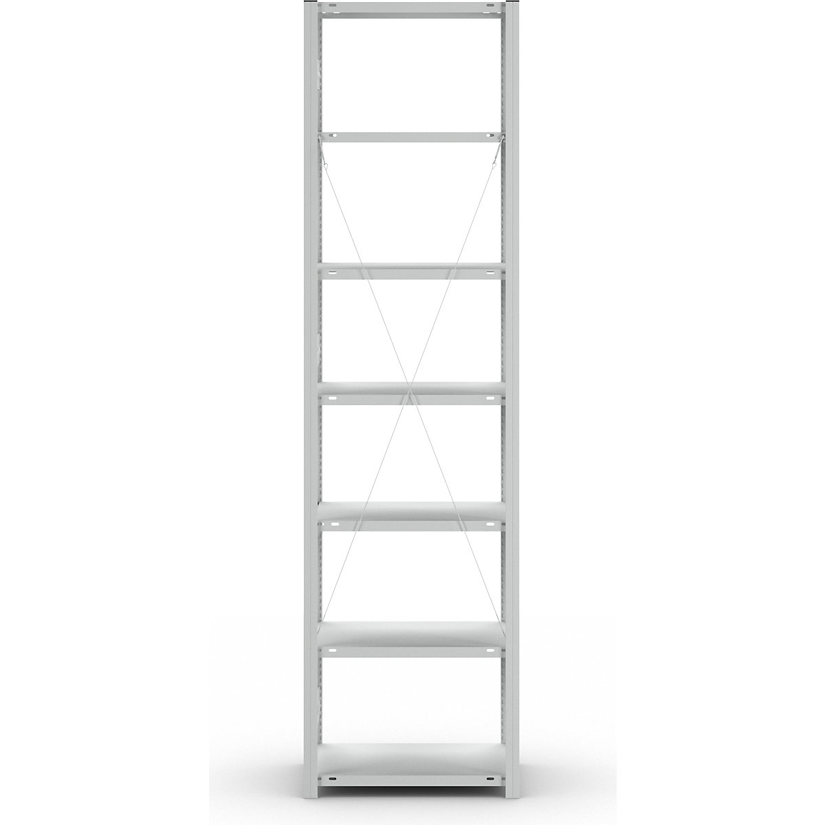 Estante de encaixar para cargas pesadas, galvanizada – eurokraft pro (Imagem do produto 6)-5