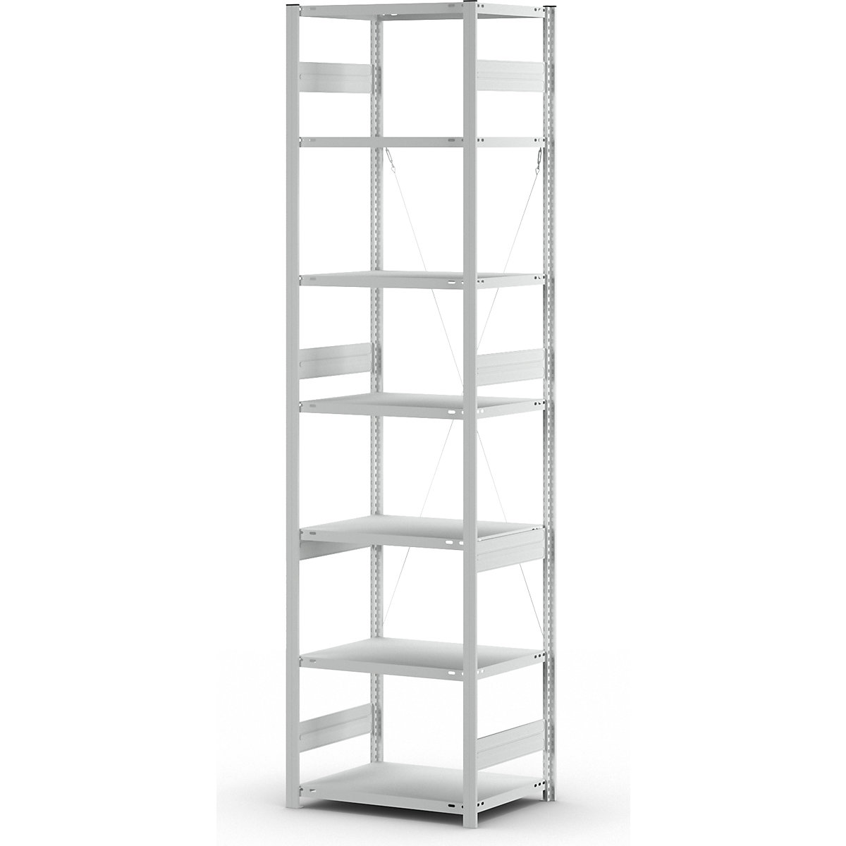 Estante de encaixar para cargas pesadas, galvanizada – eurokraft pro (Imagem do produto 7)-6