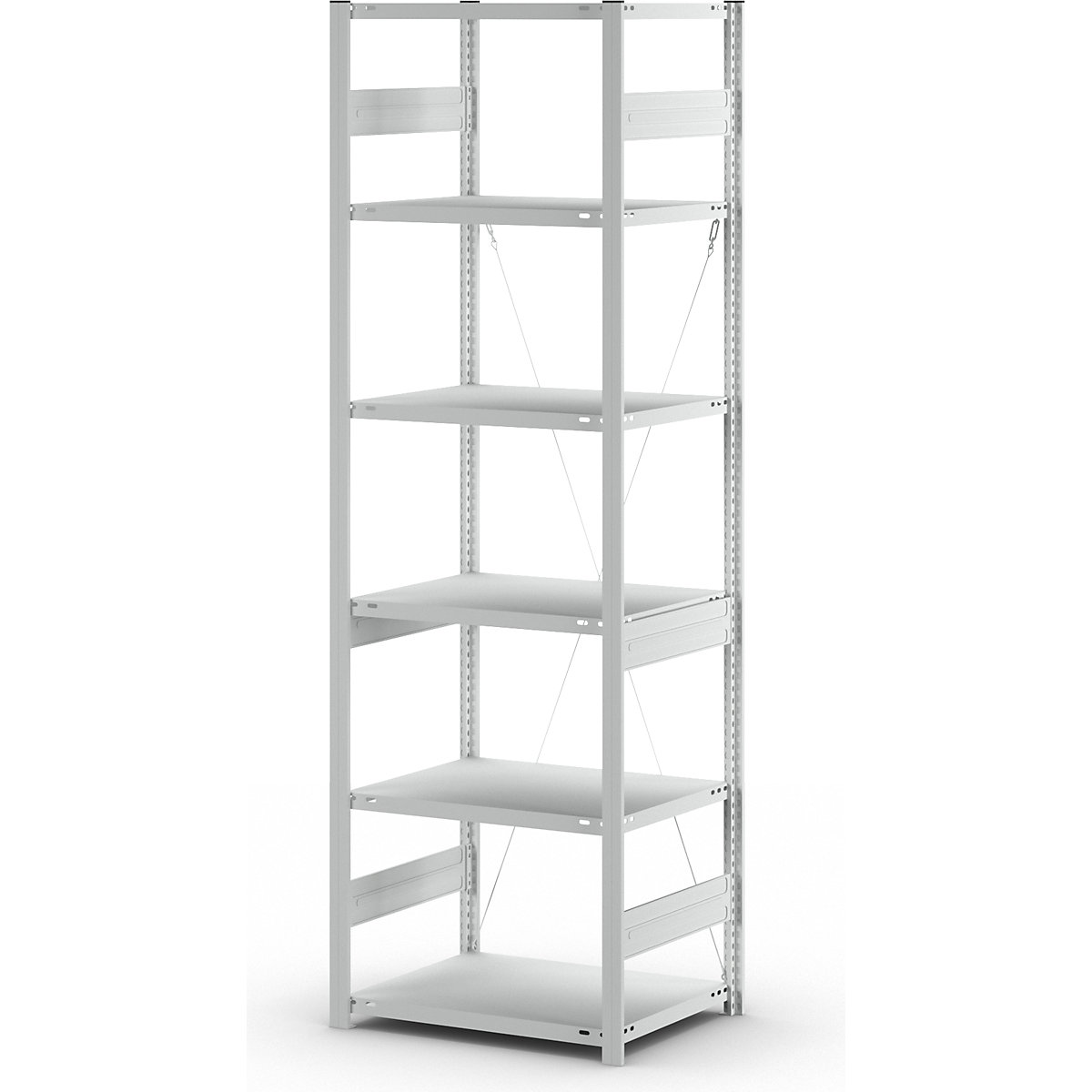 Estante de encaixar para cargas pesadas, galvanizada – eurokraft pro (Imagem do produto 7)-6