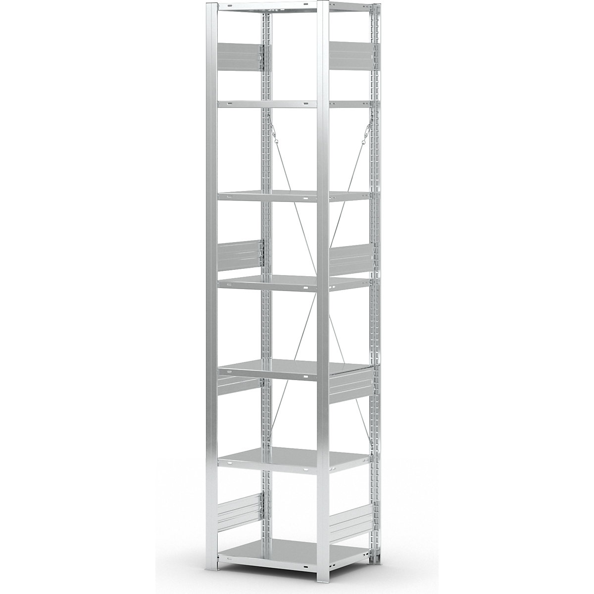 Estante de encaixar para cargas pesadas, galvanizada – eurokraft pro (Imagem do produto 6)-5