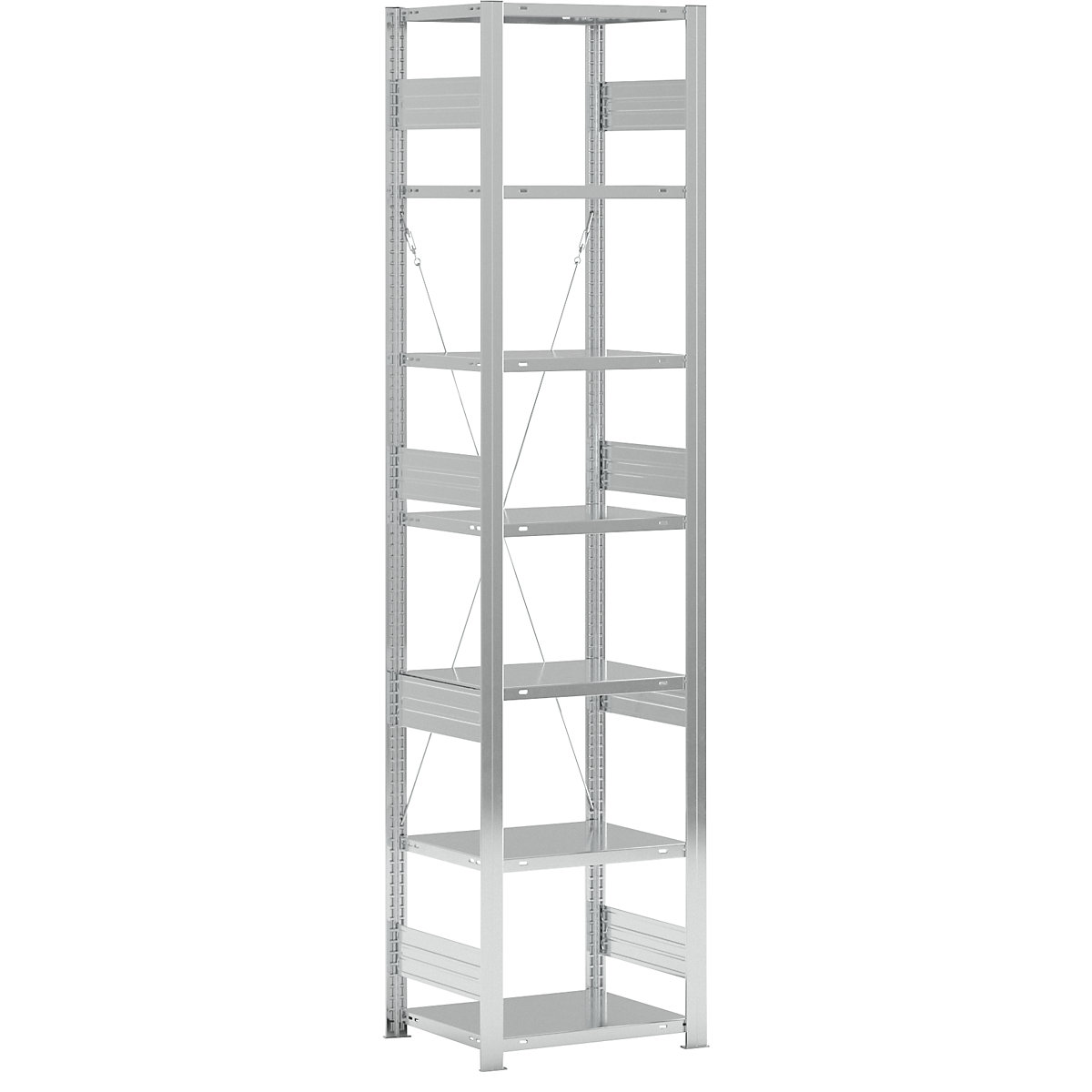 Estante de encaixar para cargas pesadas, galvanizada – eurokraft pro (Imagem do produto 7)-6