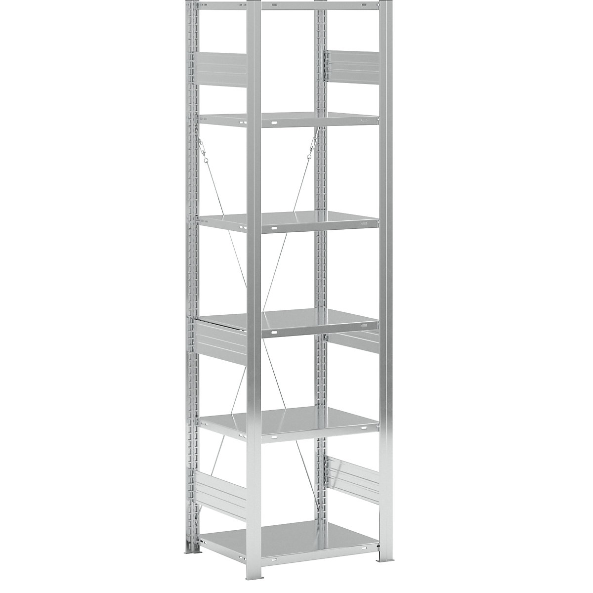 Estante de encaixar para cargas pesadas, galvanizada – eurokraft pro