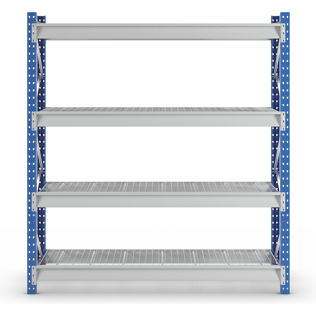 Estante de prateleiras grandes para cargas pesadas com bases em grade de arame – Manorga (Imagem do produto 102)-101