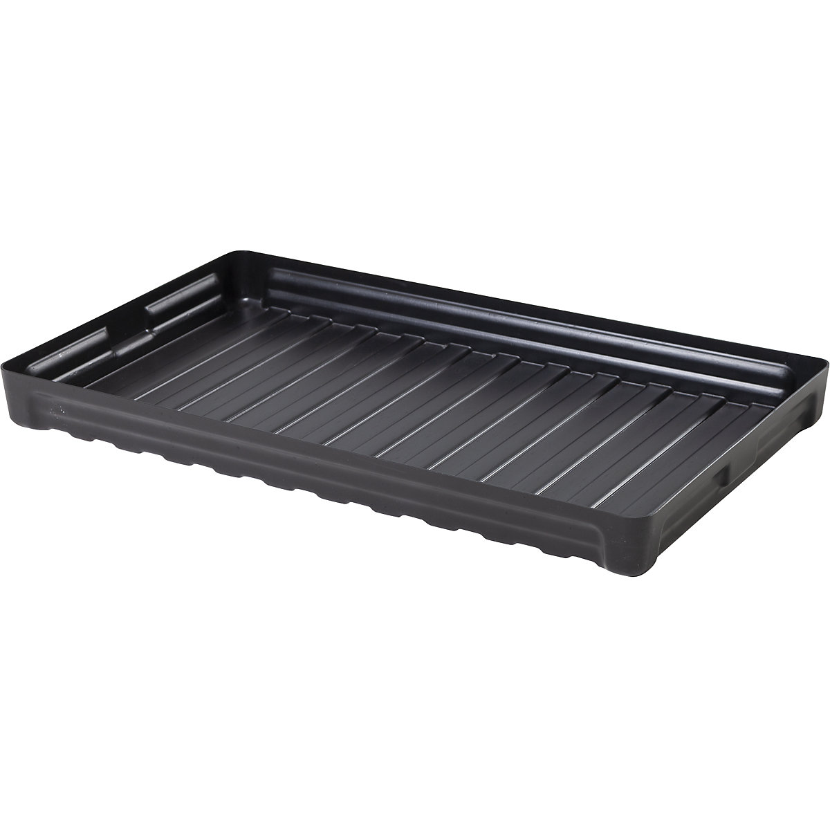 Cuba em PE para estantes para recipientes pequenos – eurokraft pro, condutora de eletricidade estática, sem homologação, volume coletável 30 l-0