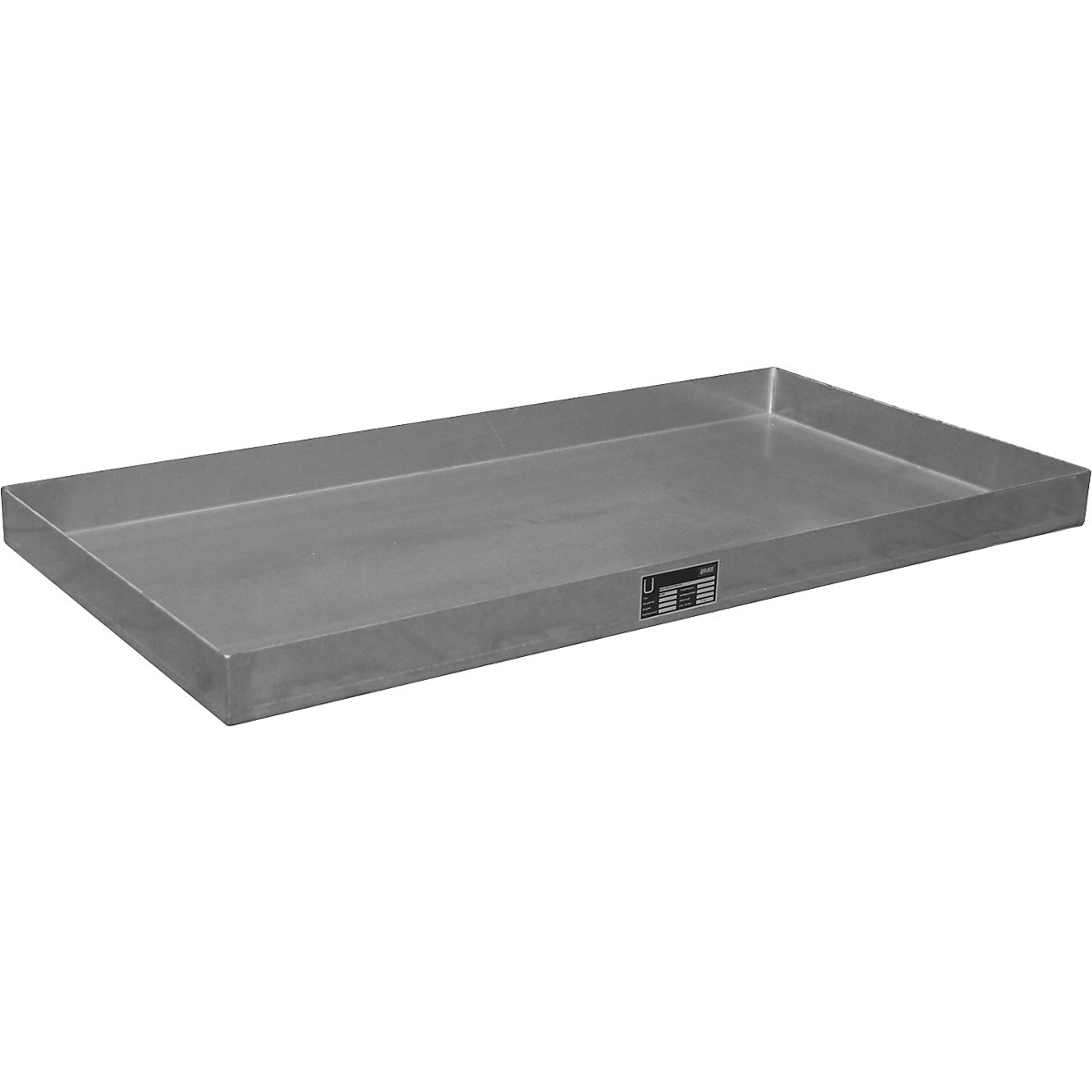 Cuba em aço inoxidável para recipientes pequenos – eurokraft pro, com homologação, 16 l, CxLxA 940 x 470 x 60 mm-0