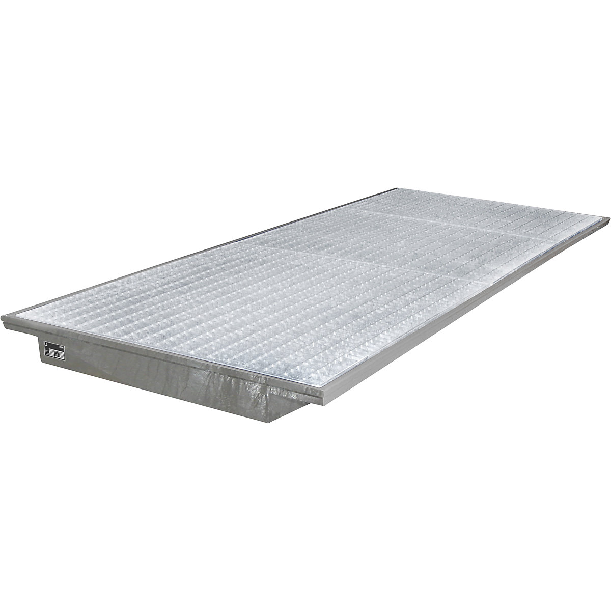 Cuba para suspensão em estante – eurokraft pro, com grade galvanizada, CxL 3250 x 1250 mm, galvanizado a fogo-0