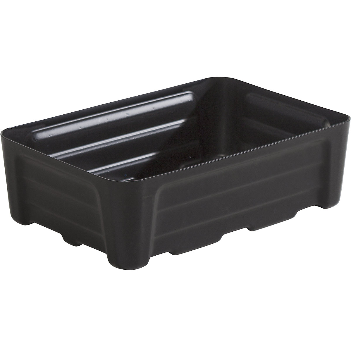 Cuba universal em PE para recipientes pequenos – eurokraft pro, sem grade, volume coletável 30 l-0