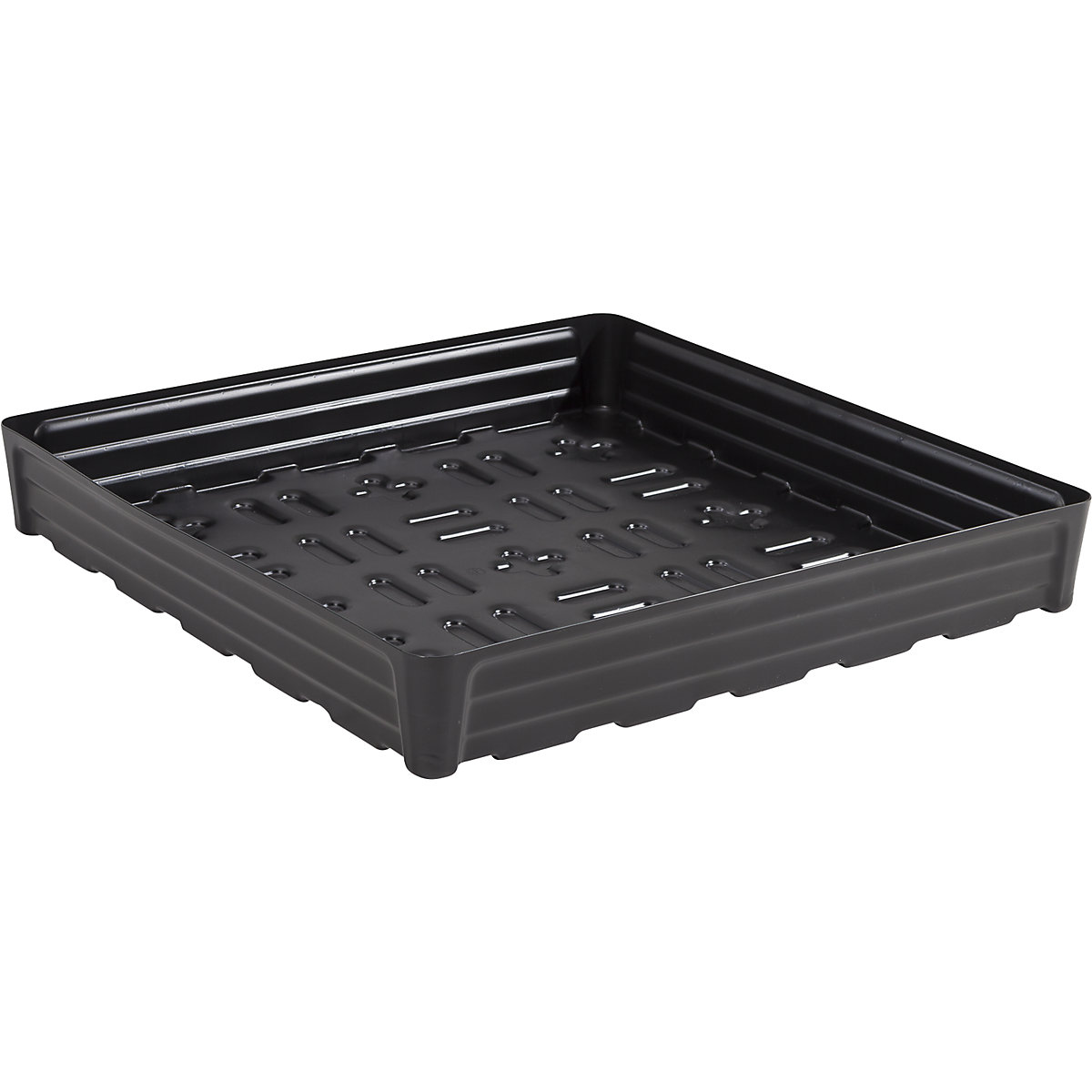 Cuba universal em PE para recipientes pequenos – eurokraft pro, sem grade, volume coletável 180 l-0