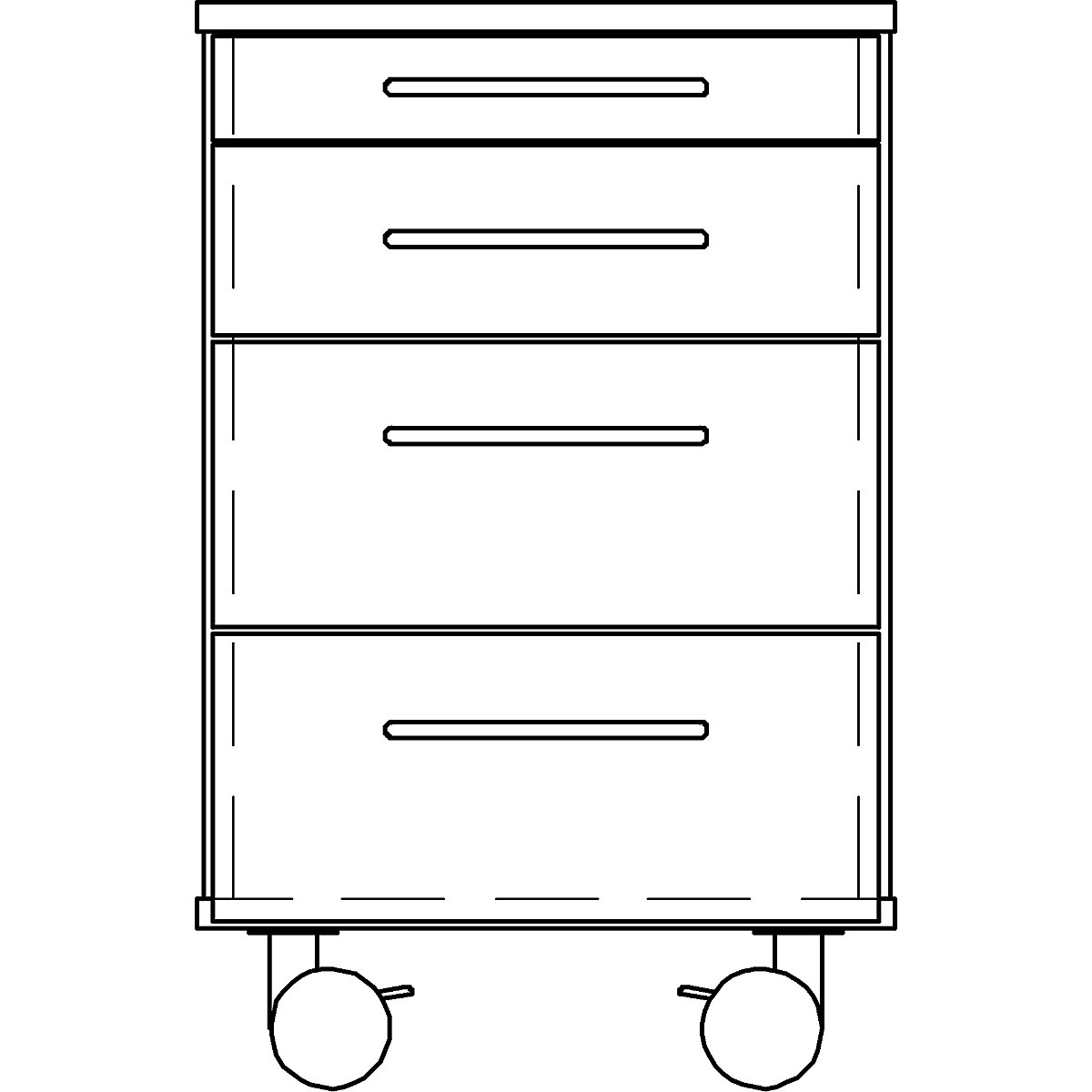 Caisson bas de laboratoire (Illustration du produit 3)-2