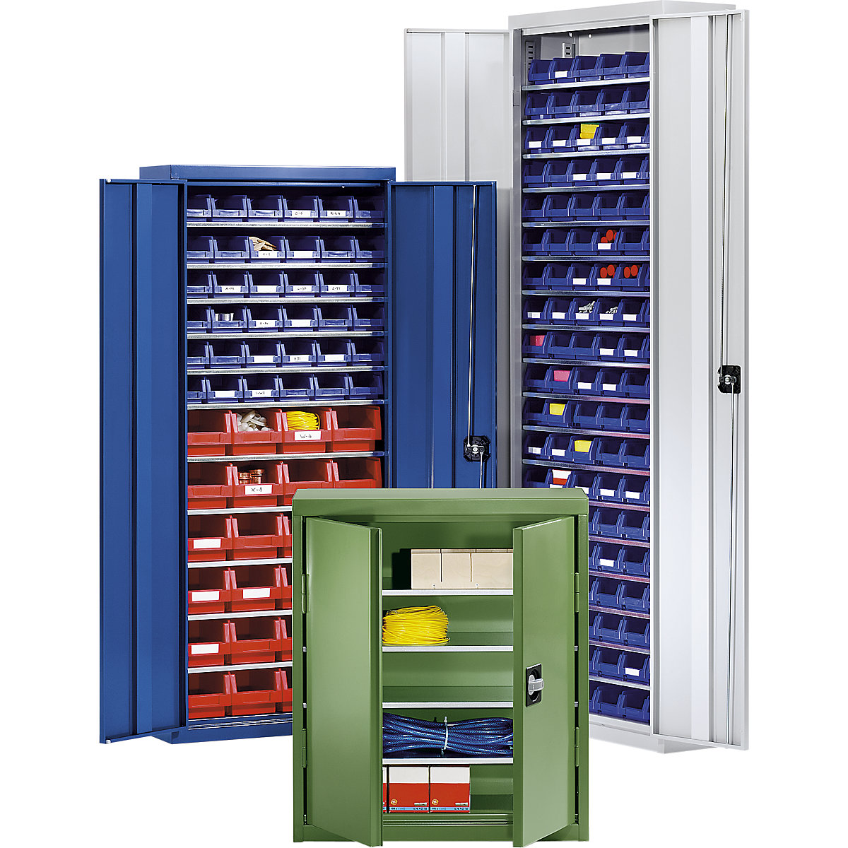 Armoire d'atelier en tôle d'acier – eurokraft pro (Illustration du produit 3)-2