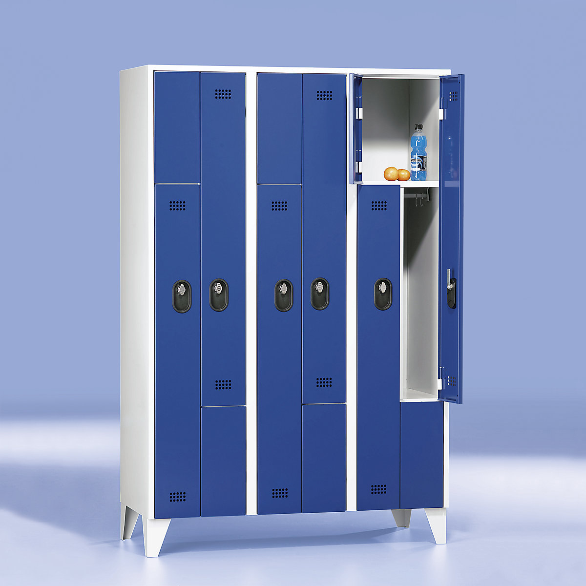 Vestiaire à portes en Z Köln – Wolf (Illustration du produit 2)-1