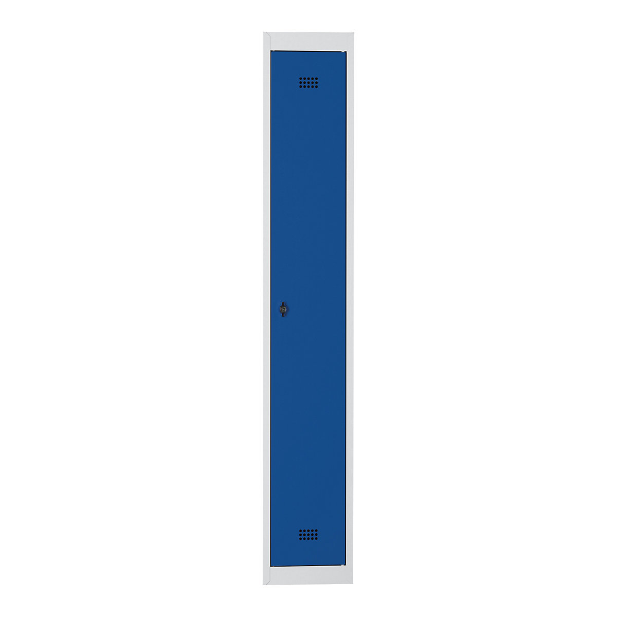 Vestiaire Hamburg – Wolf, 1 compartiment, largeur 300 mm, élément additionnel, gris clair / bleu gentiane-0