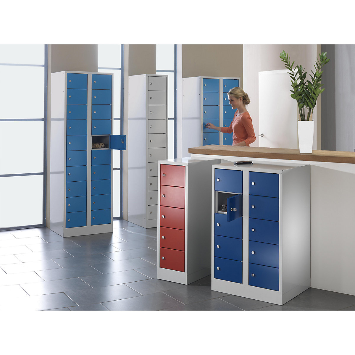 Vestiaire multicases pour objets de valeurs – Wolf (Illustration du produit 3)-2
